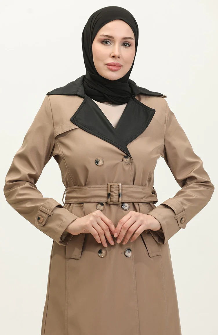 Trench-coat de saison pour femme