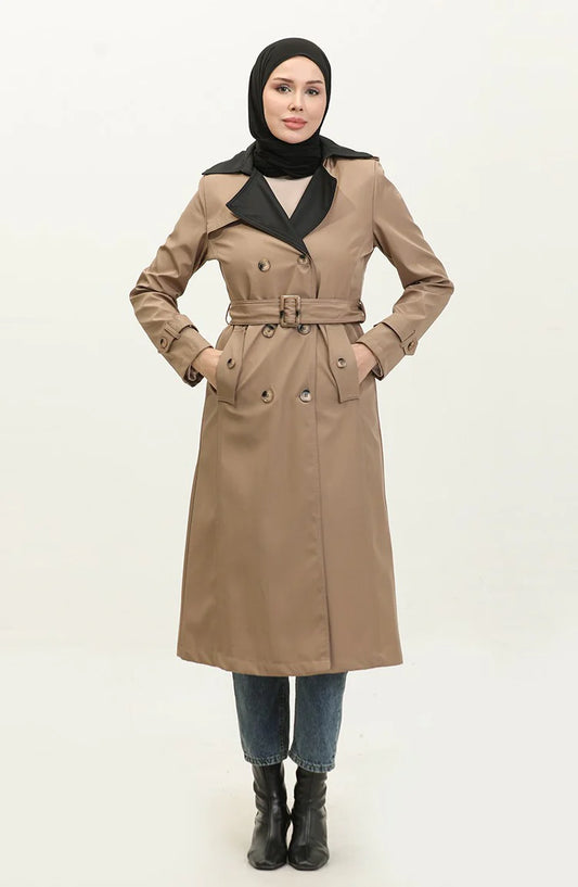 Trench-coat de saison pour femme