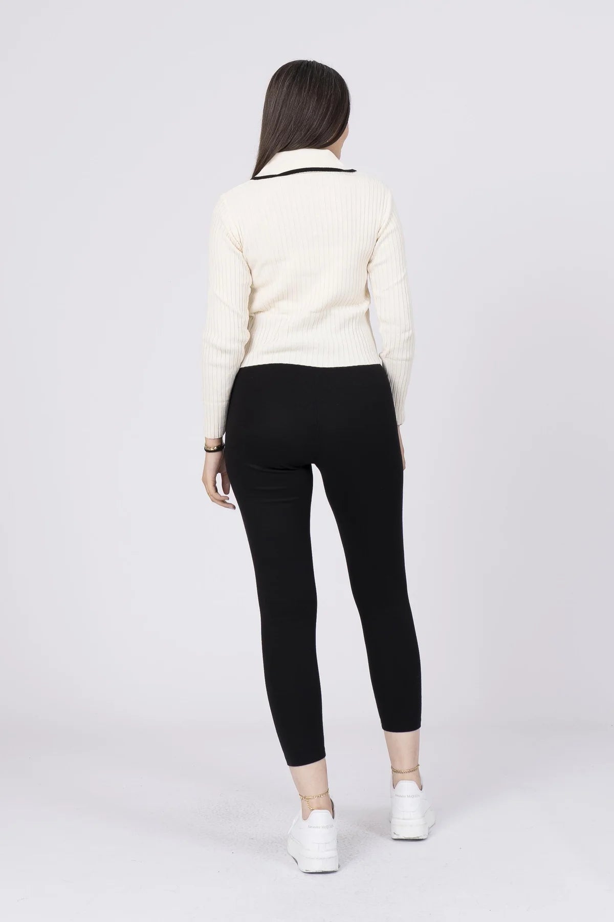 104 Trend Perla Düğmeli Kazak