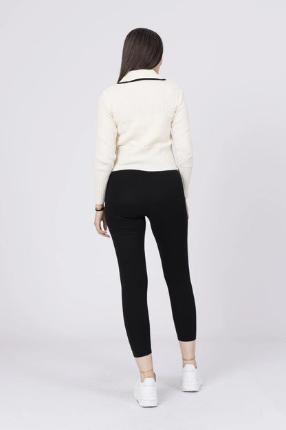 104 Trend Perla Düğmeli Kazak