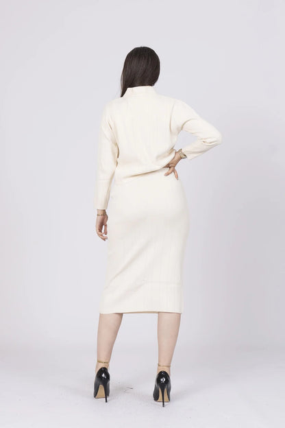 003 Trend Perla Triko Hırka Etek Takım